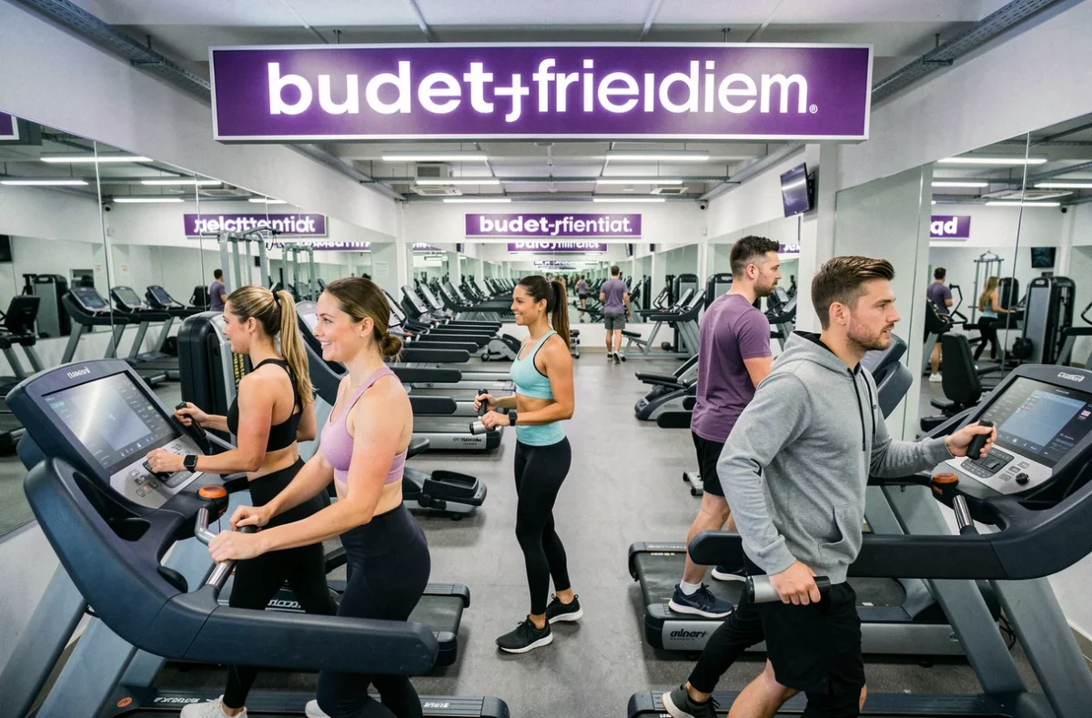 Membres utilisant des machines cardio dans la salle Basic-Fit Nancy