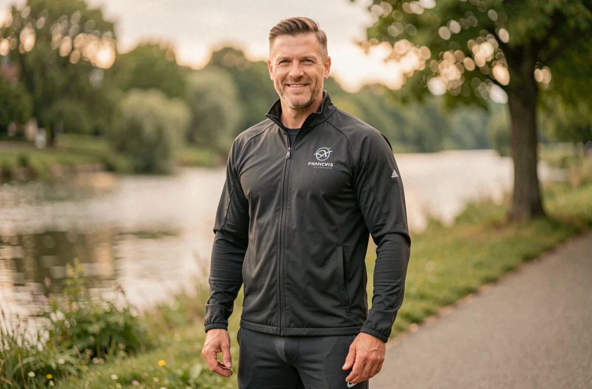 Ben Pernet coach sportif en plein air au bord de la Meurthe à Nancy